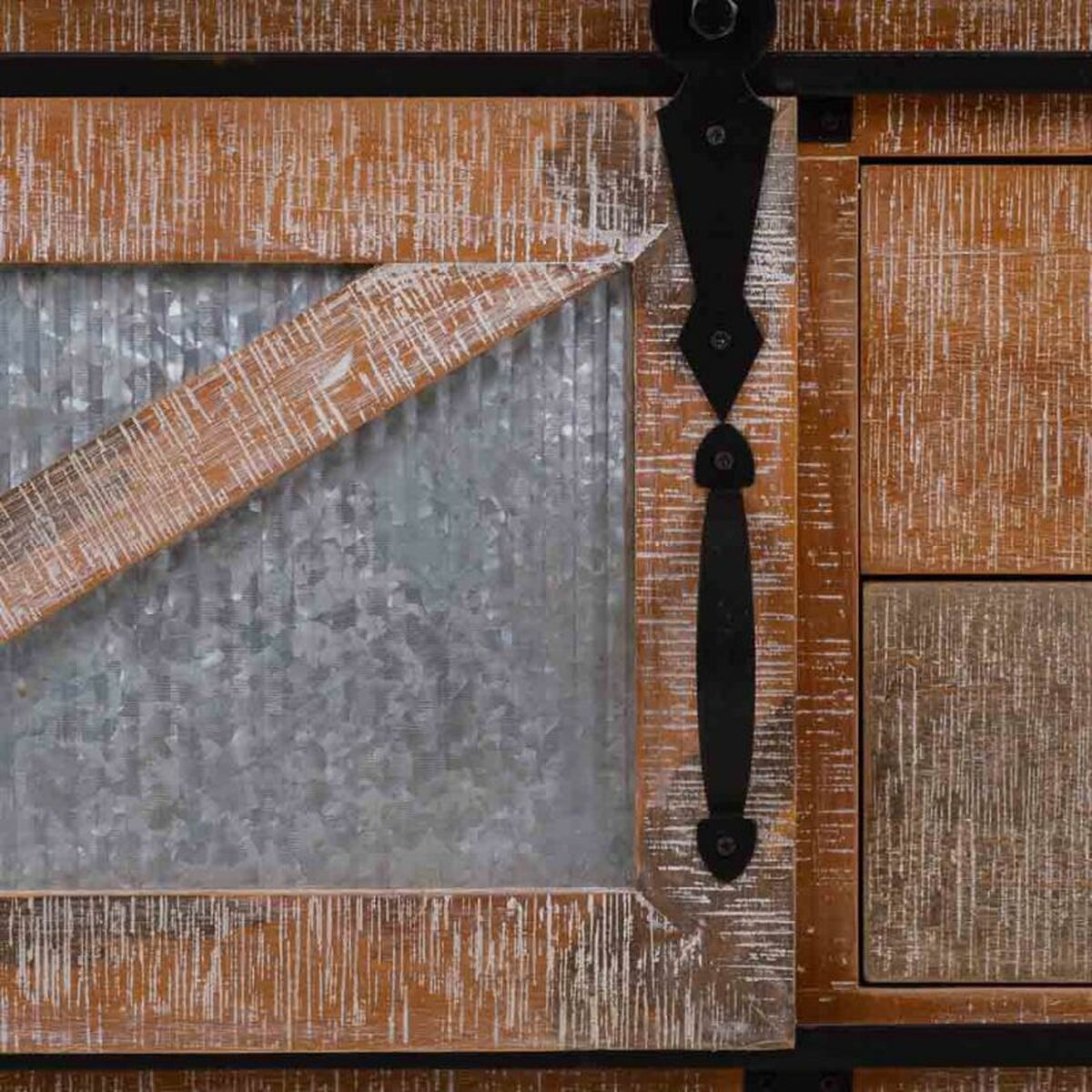 Mesa de Centro Alexandra House Living Hierro Madera de abeto Madera MDF 60 x 48 x 120 cm