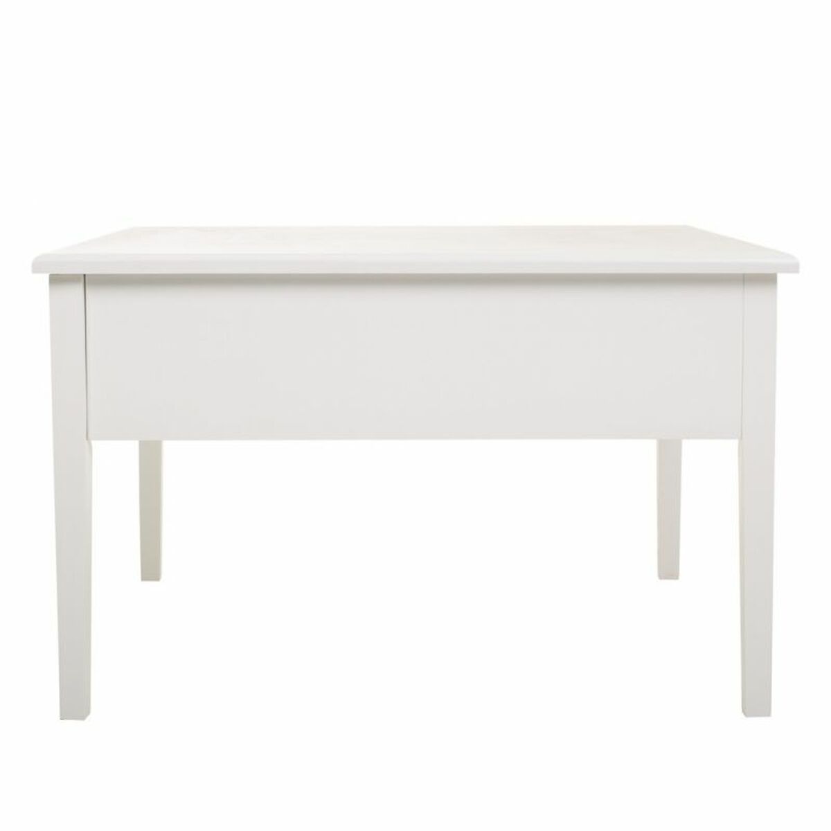 Mesa de Centro Alexandra House Living Blanco Pino Madera MDF 80 x 50 x 80 cm