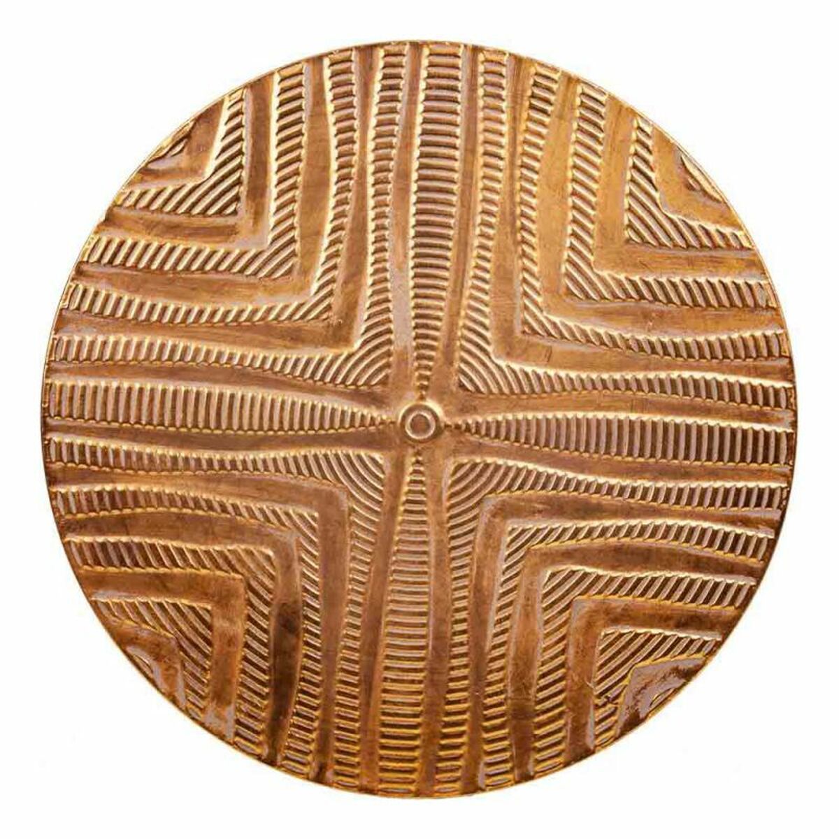 Mesa de Centro Alexandra House Living Dorado Hierro 60 x 60 x 60 cm