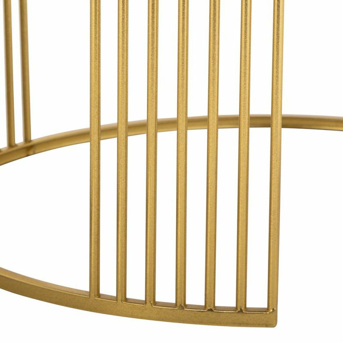 Mesa de Centro Alexandra House Living Oro Hierro Espejo Madera MDF 80 x 48 x 80 cm