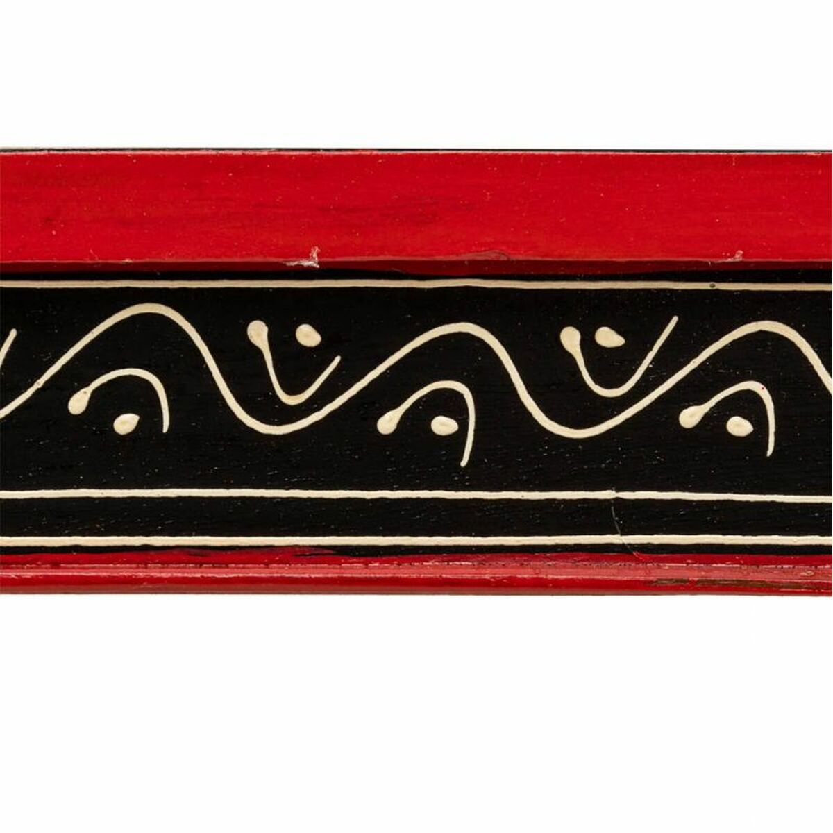 Mesa auxiliar Alexandra House Living Rojo Aluminio Madera MDF 38 x 14 x 38 cm