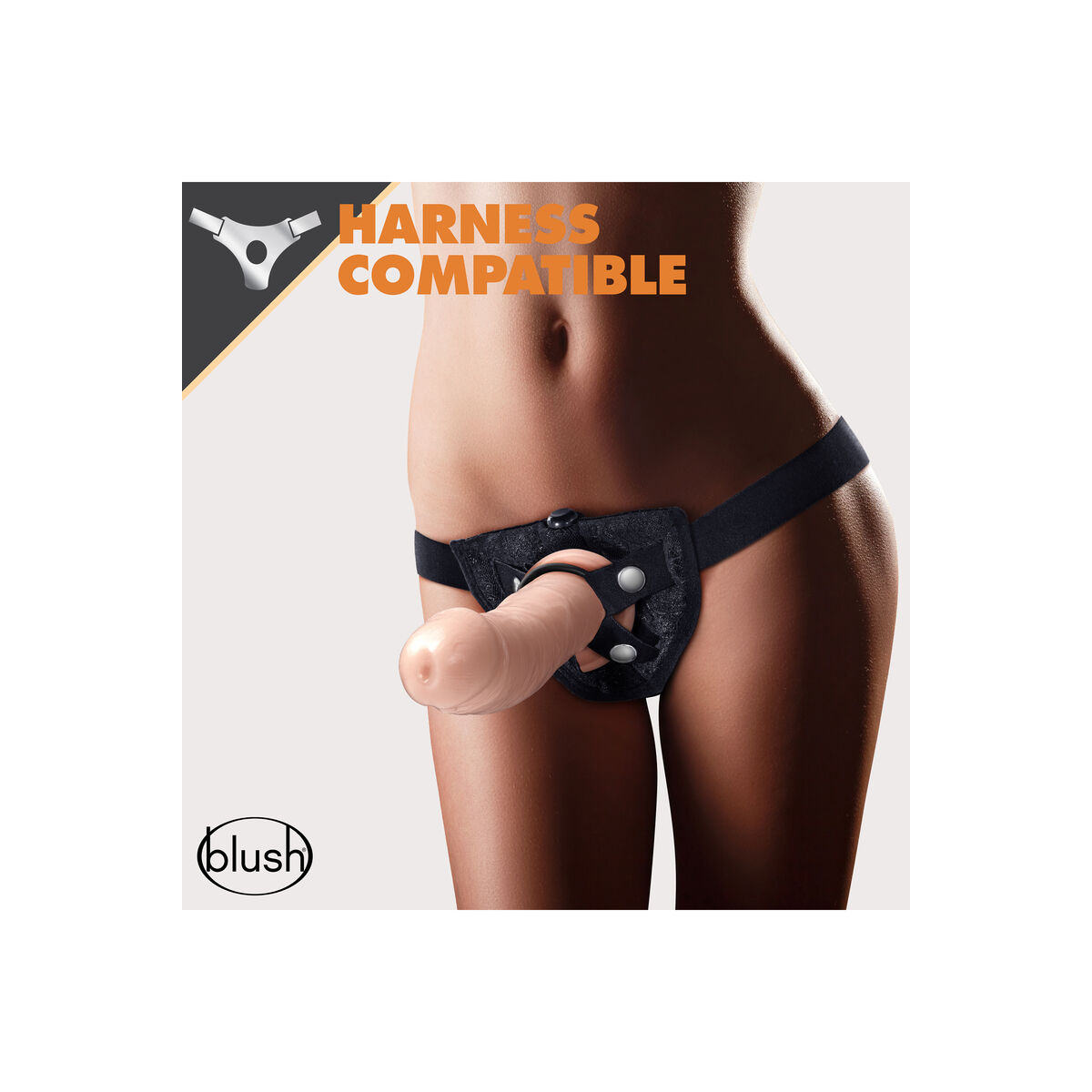 Consolador Realista Blush Dr Skin TPE Ø 3,4 cm