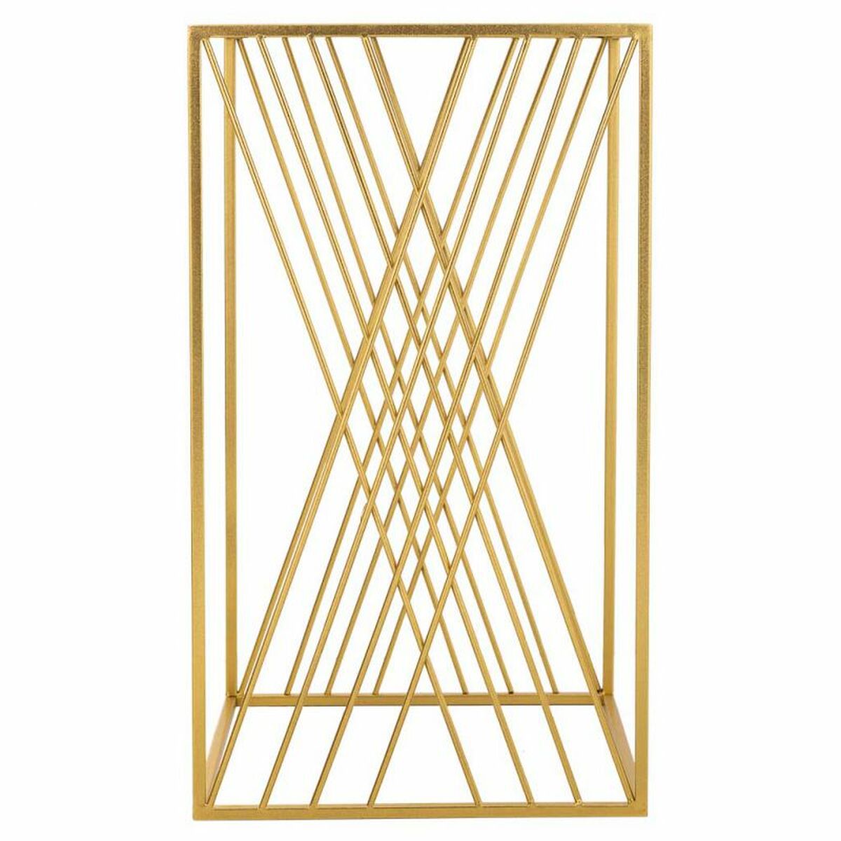 Mesa esquinera Alexandra House Living Oro 40 x 70 x 40 cm