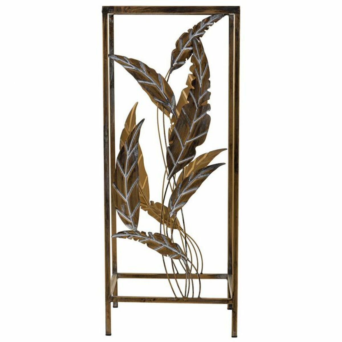 Mesa esquinera Alexandra House Living Oro 28 x 69 x 28 cm