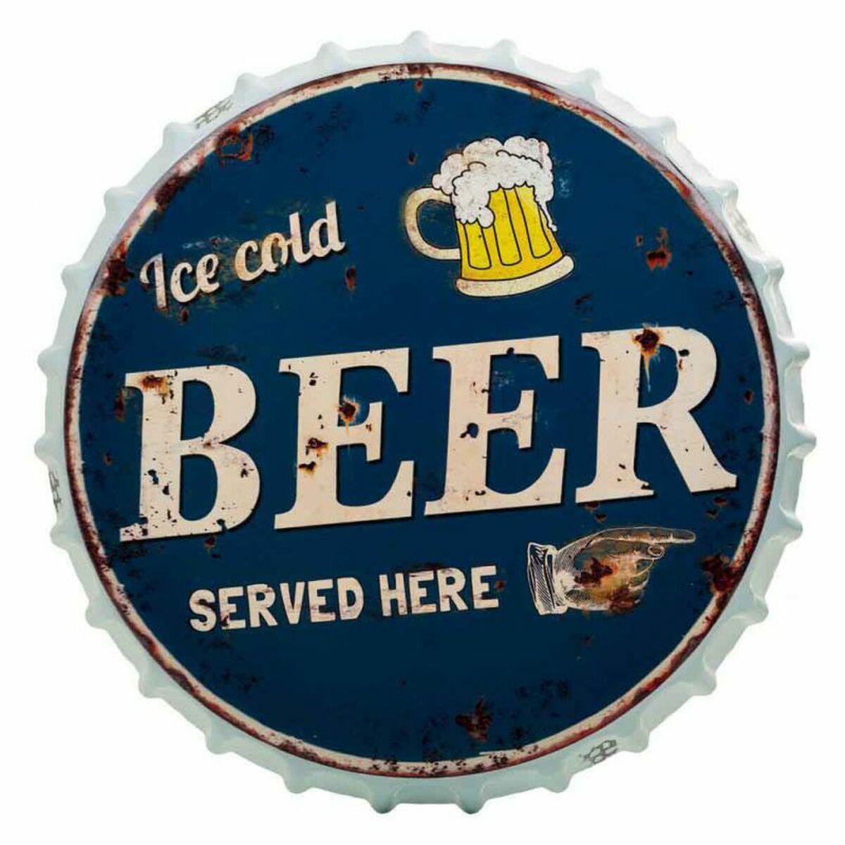 Mesa auxiliar Alexandra House Living 42 x 60 x 42 cm Botellero