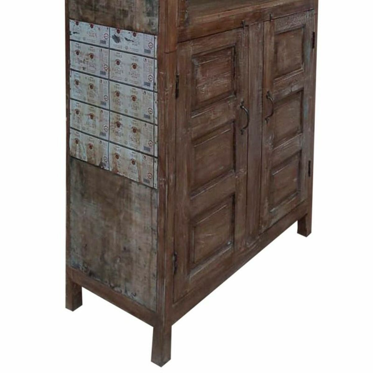 Estantería Alexandra House Living Marrón Madera Reciclada 42 x 213 x 107 cm