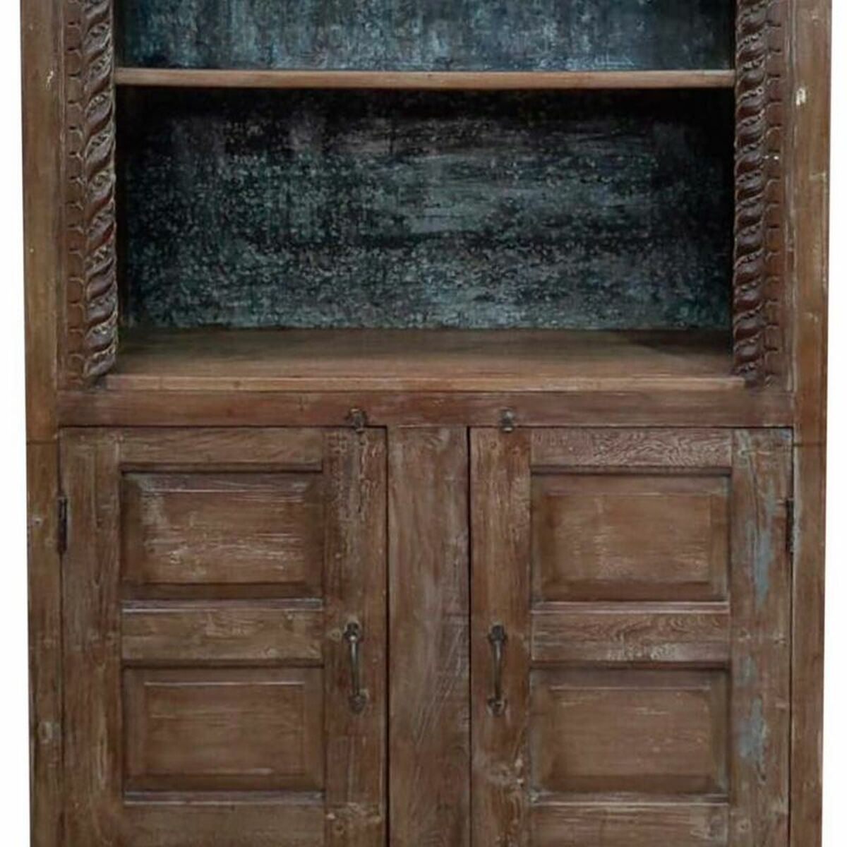 Estantería Alexandra House Living Marrón Madera Reciclada 42 x 213 x 107 cm