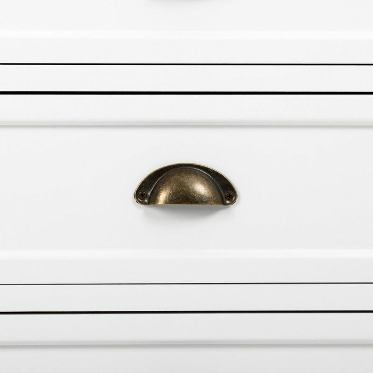 Estantería Alexandra House Living Blanco Marrón Aleación de Zinc Madera MDF 40 x 180 x 63 cm