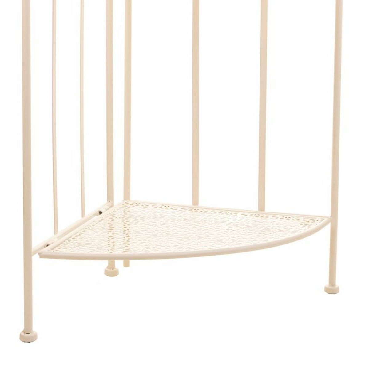Estantería de Esquina Alexandra House Living Blanco Metal Hierro Forja 30 x 38 x 30 cm
