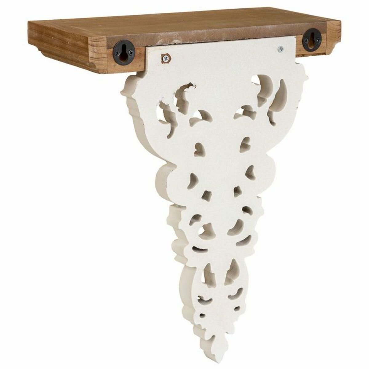 Estante Alexandra House Living Blanco Madera de abeto Madera MDF 37 x 15 x 30 cm