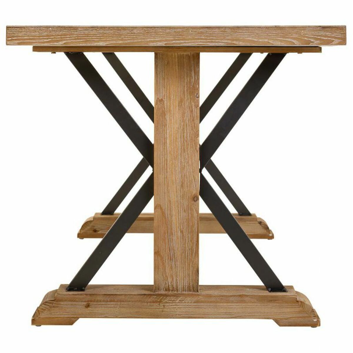 Mesa Alexandra House Living Marrón 85 x 78 x 180 cm