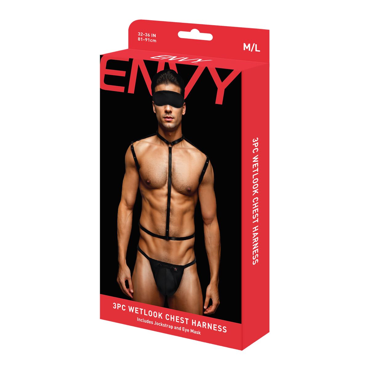 Arnés Envy Negro M/L Pecho