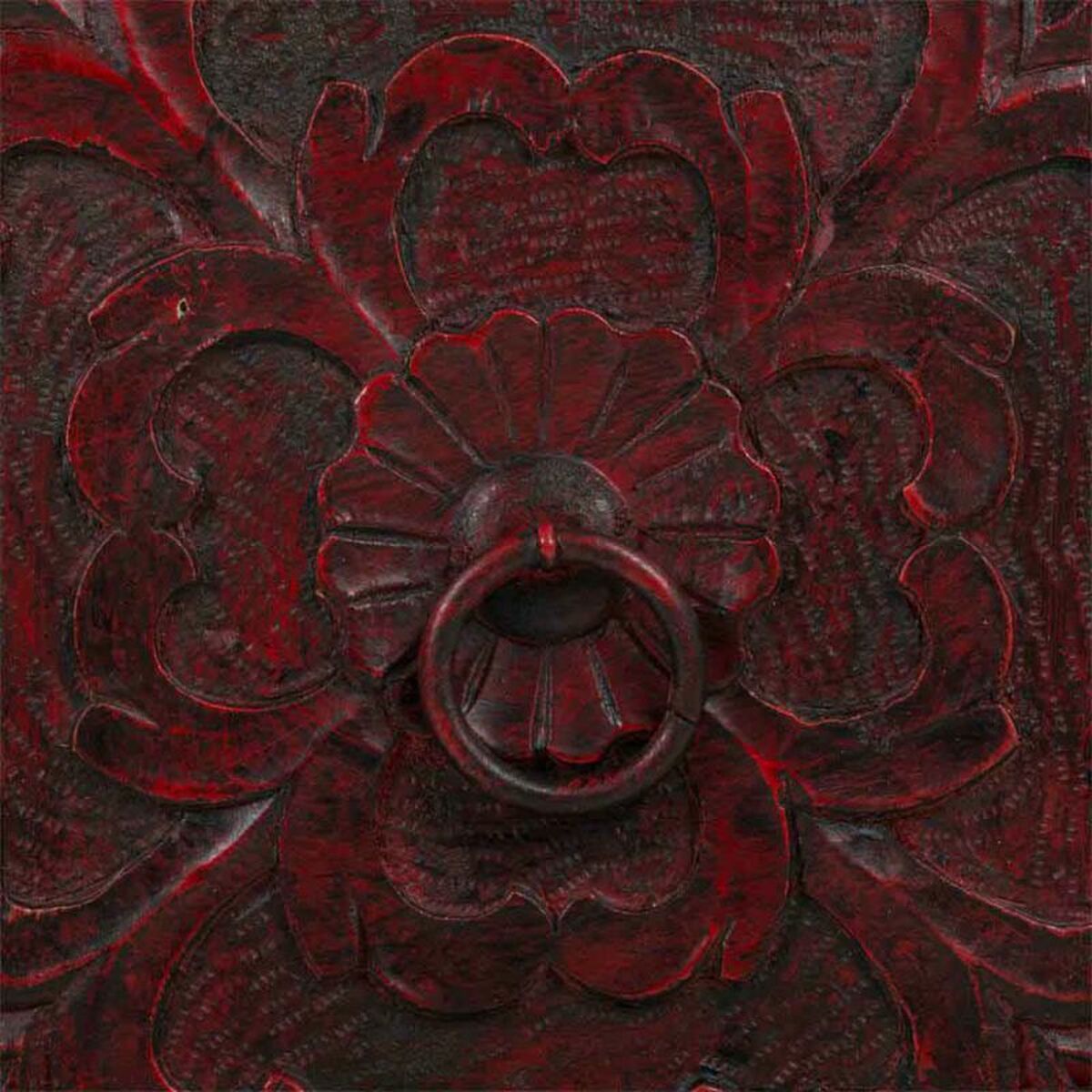 Mesita de Noche Alexandra House Living Rojo 40 x 59 x 50 cm