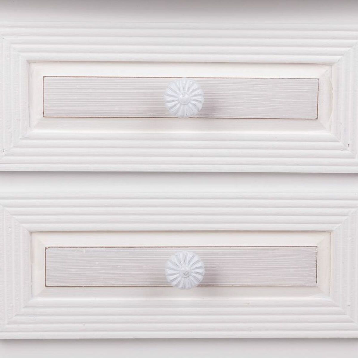 Mesita de Noche Alexandra House Living Blanco 34 x 57 x 42 cm