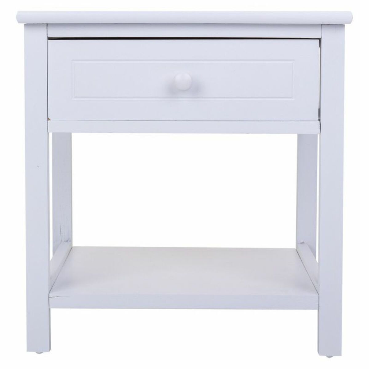 Mesita de Noche Alexandra House Living Blanco 29 x 42 x 40 cm