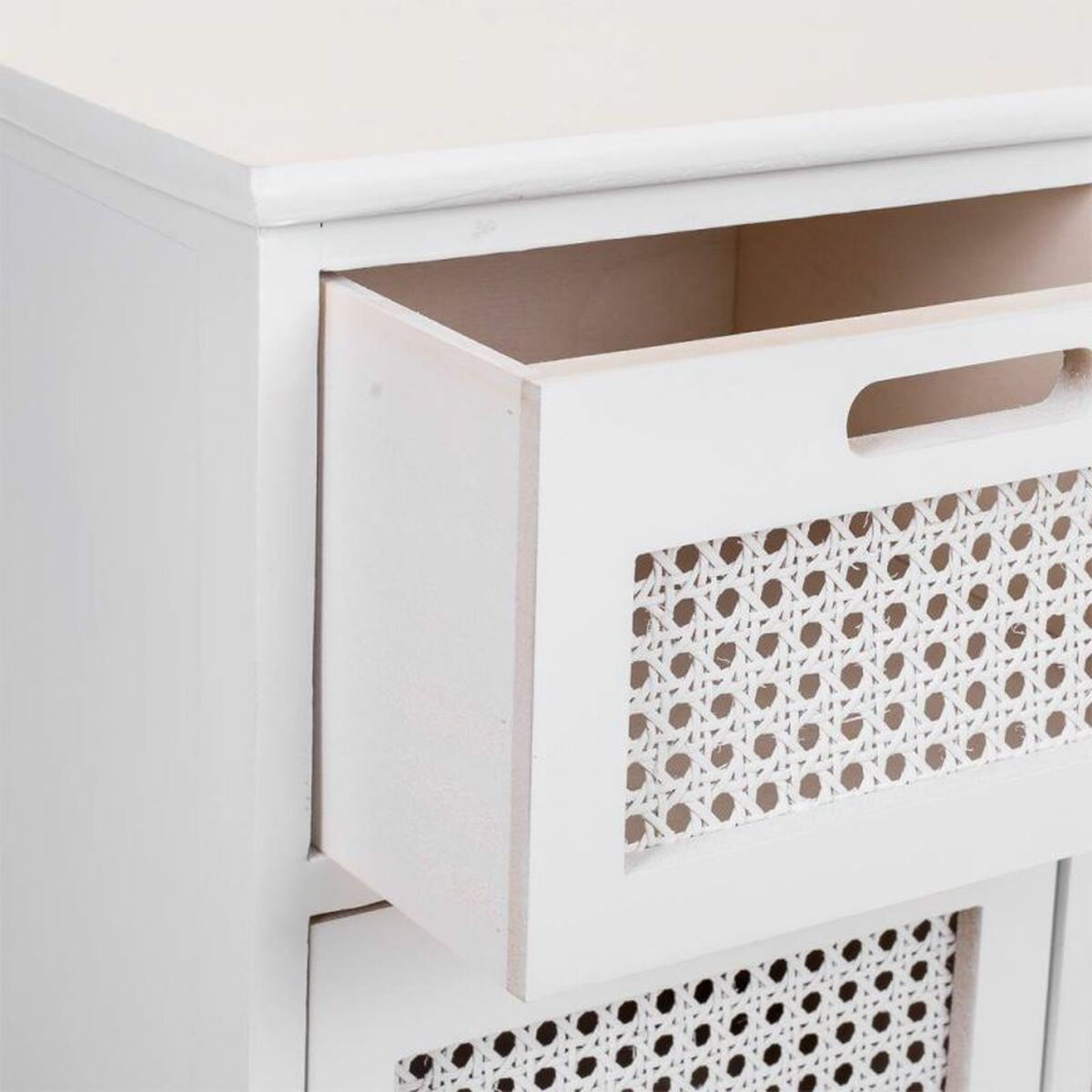 Aparador Alexandra House Living Blanco Madera de Paulonia Madera MDF 33 x 78 x 113 cm