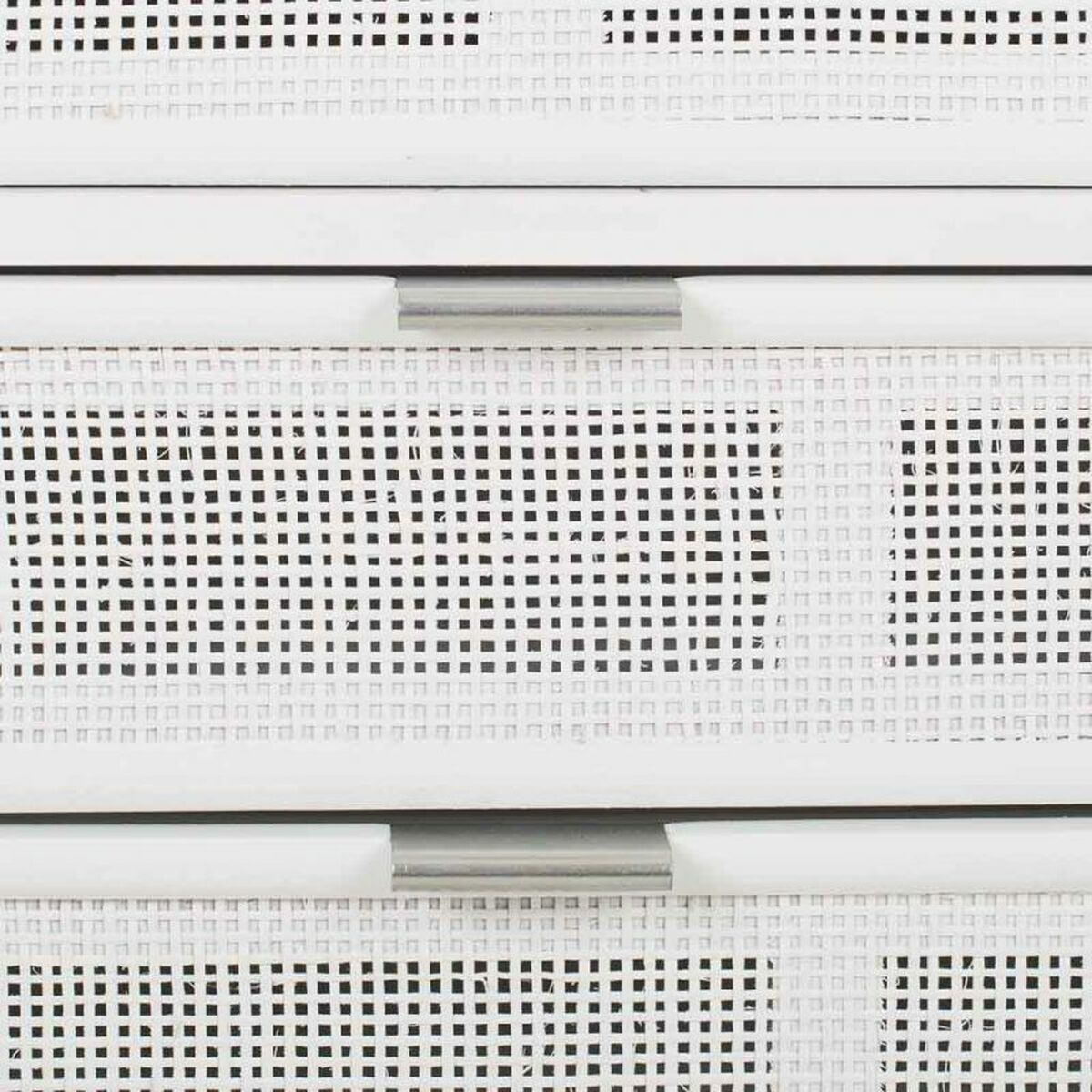 Cómoda Alexandra House Living Blanco Bambú Madera MDF 39 x 81 x 80 cm