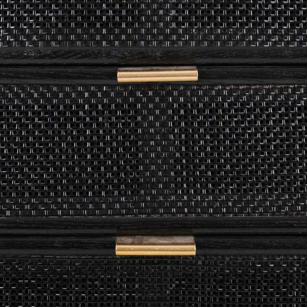 Cajonera Alexandra House Living Negro Dorado Madera MDF