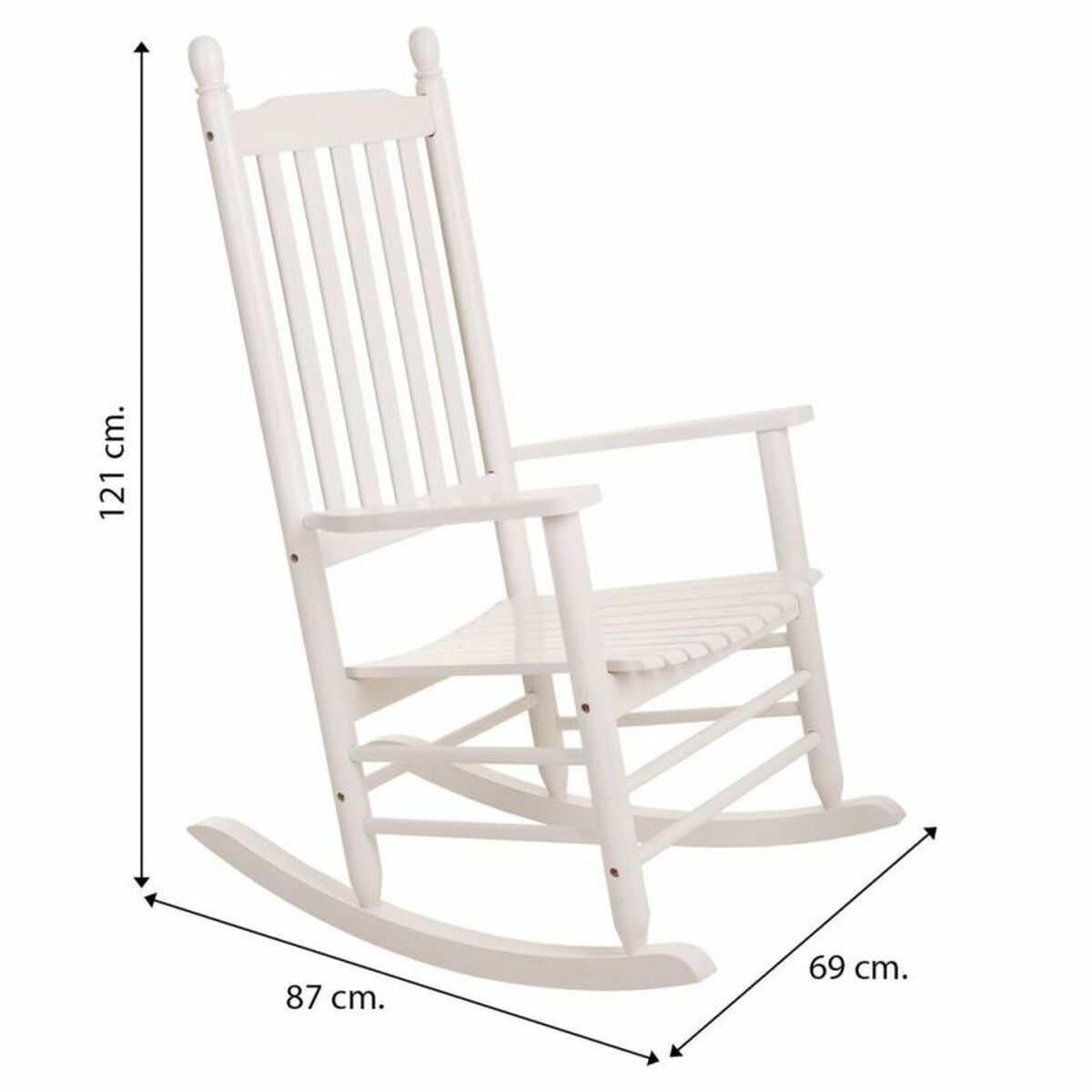 Mecedora Alexandra House Living Blanco