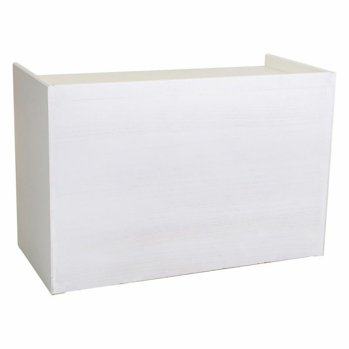 Banqueta Alexandra House Living Plateado Madera MDF 38 x 53 x 80 cm Zapatero