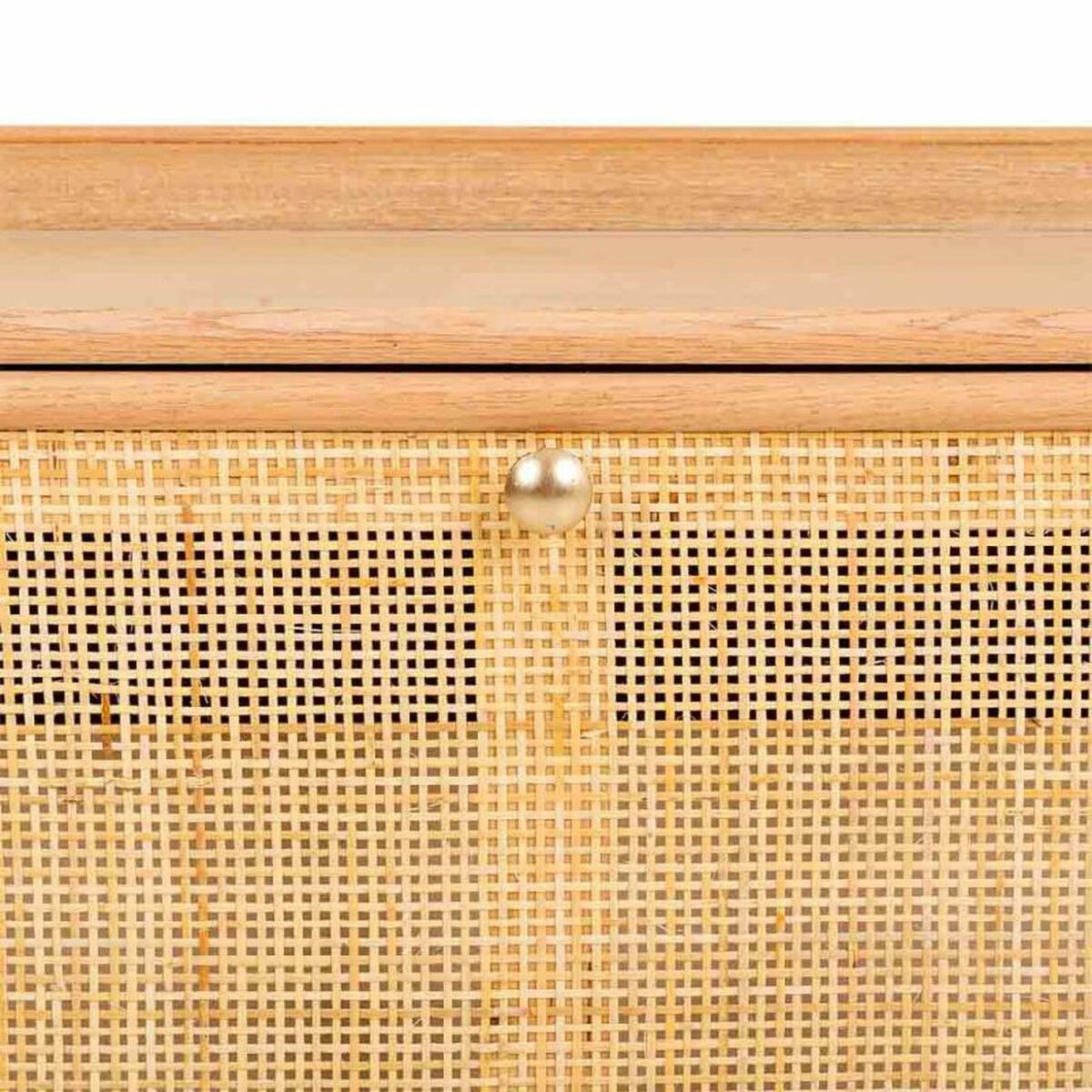 Banqueta Alexandra House Living Natural Madera MDF 38 x 53 x 80 cm Zapatero