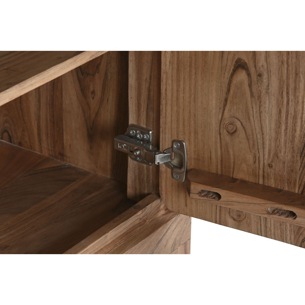 Aparador Home ESPRIT Marrón claro Acacia 85 x 40 x 80 cm