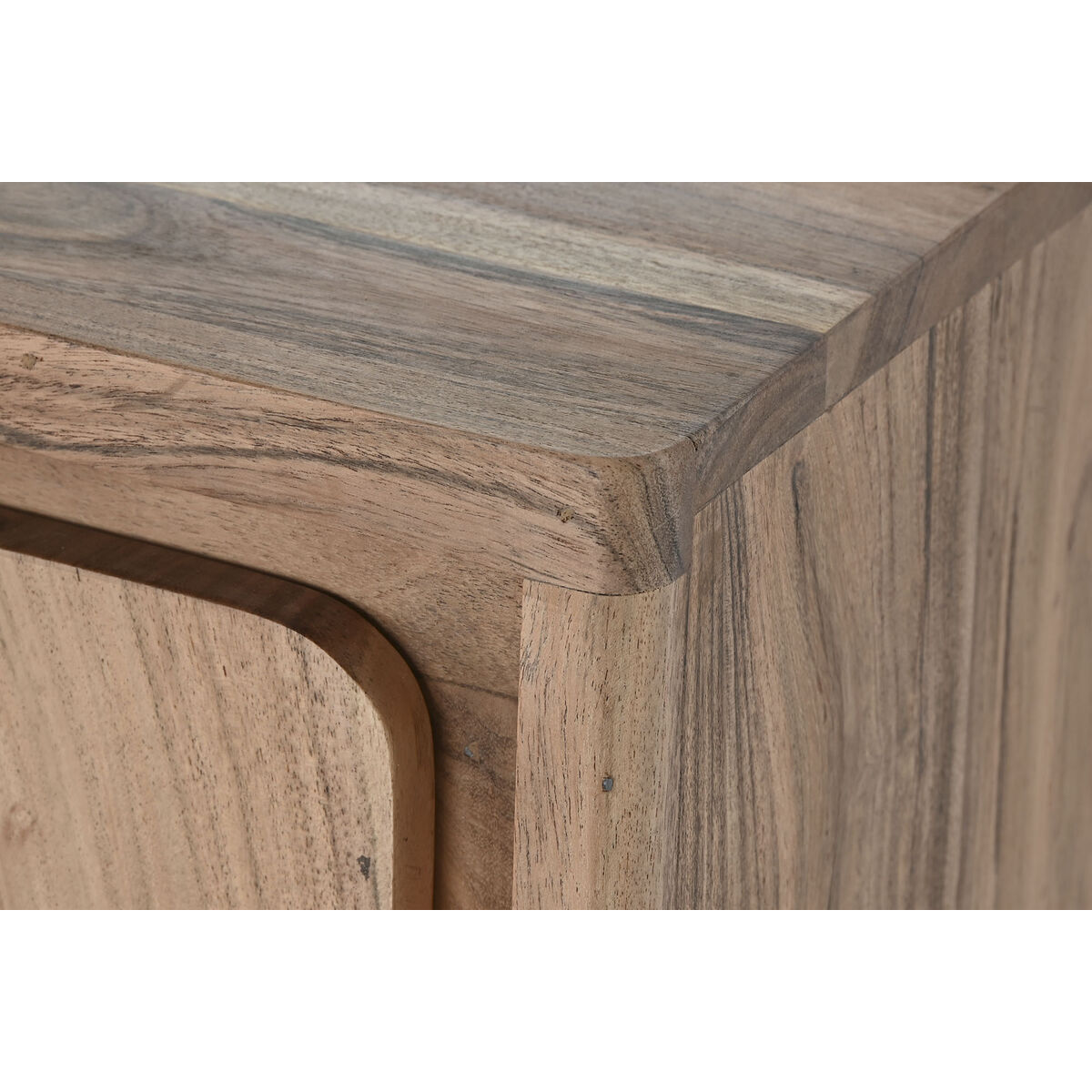 Aparador Home ESPRIT Marrón claro Acacia 85 x 40 x 80 cm