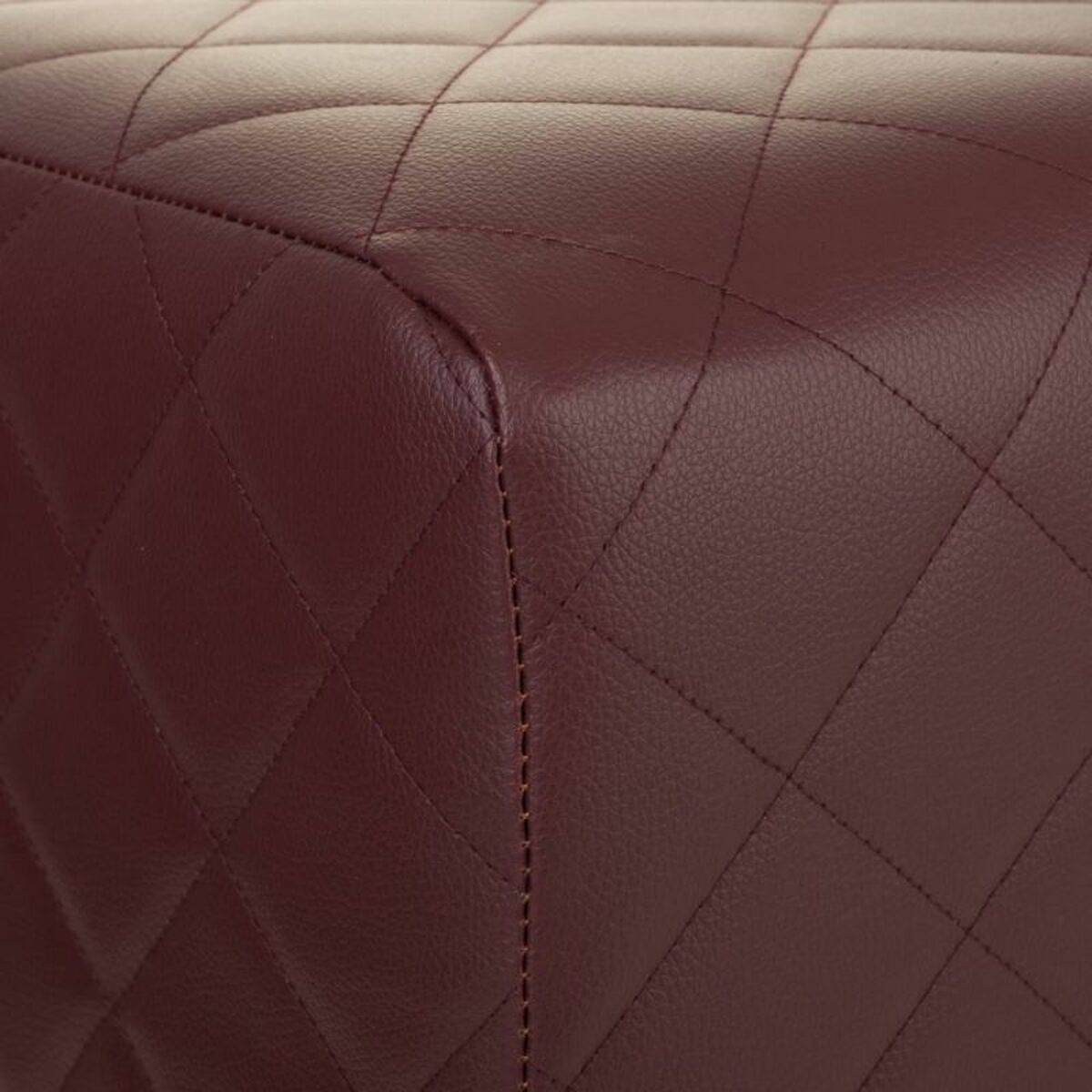 Taburete Alexandra House Living PVC Madera MDF 30 x 47 x 36 cm