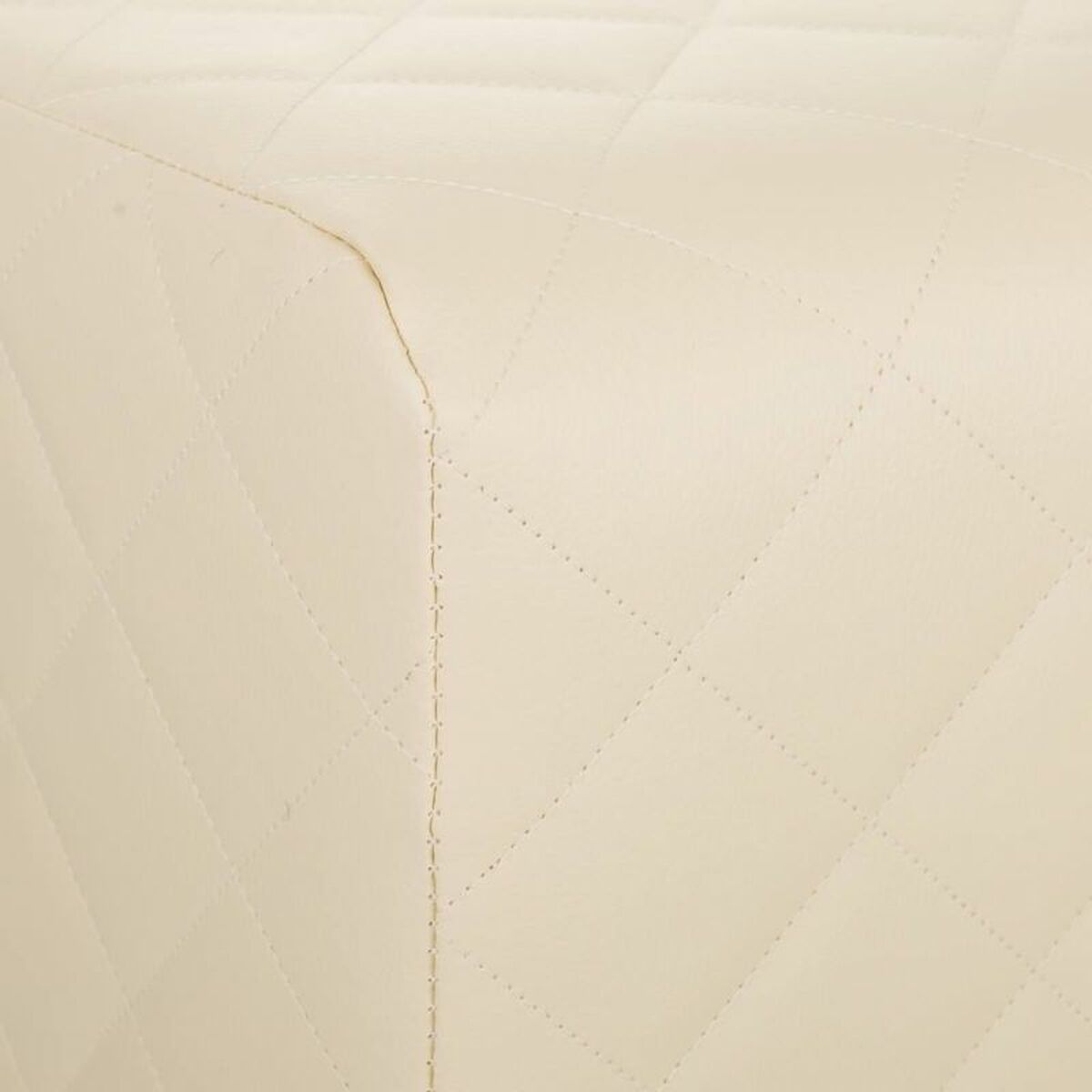 Taburete Alexandra House Living PVC Madera MDF 30 x 47 x 36 cm