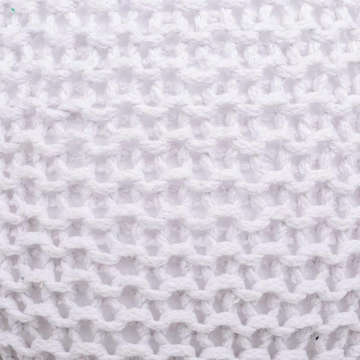 Puff Alexandra House Living Blanco Poliestireno 38 x 30 x 38 cm