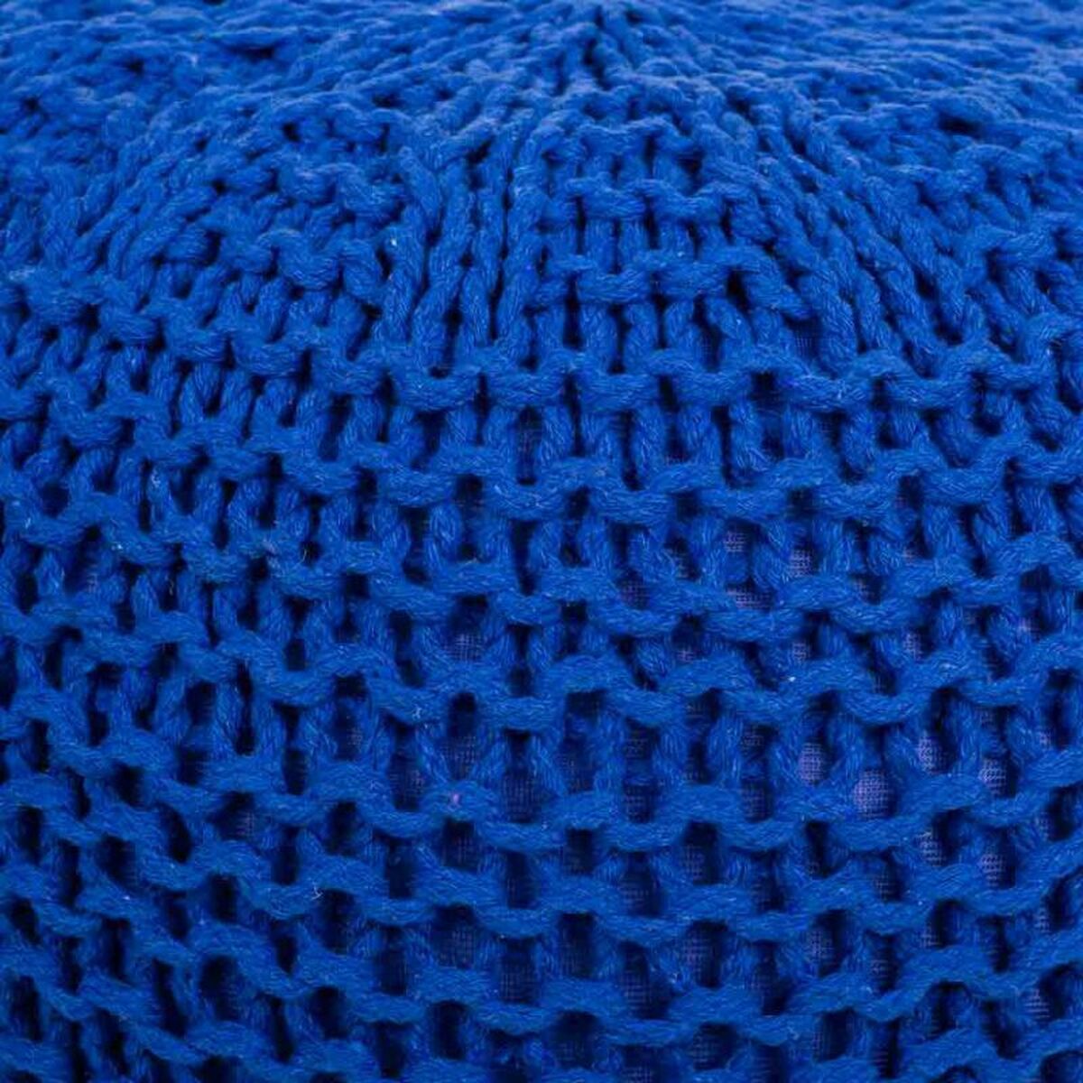 Puff Alexandra House Living Azul oscuro Poliestireno 38 x 28 x 38 cm