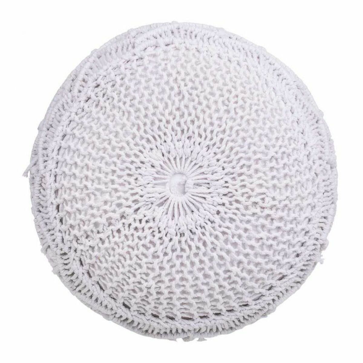 Puff Alexandra House Living Blanco Poliestireno 45 x 40 x 45 cm