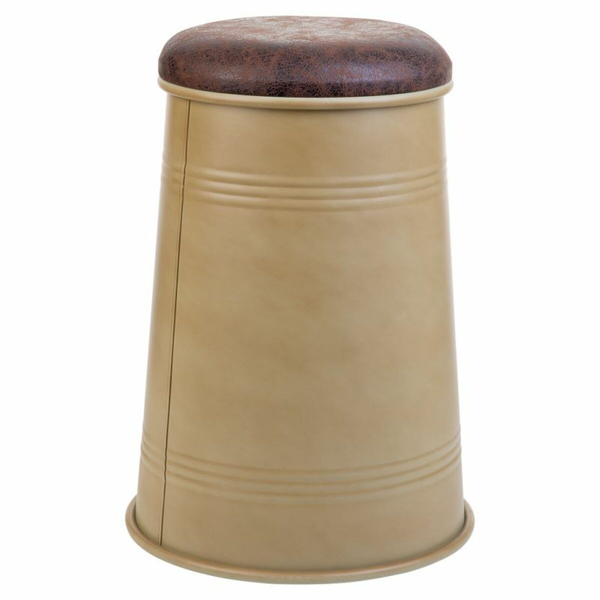 Taburete Alexandra House Living Verde Poliuretano Metal Aglomerado 47 x 27 x 33 cm