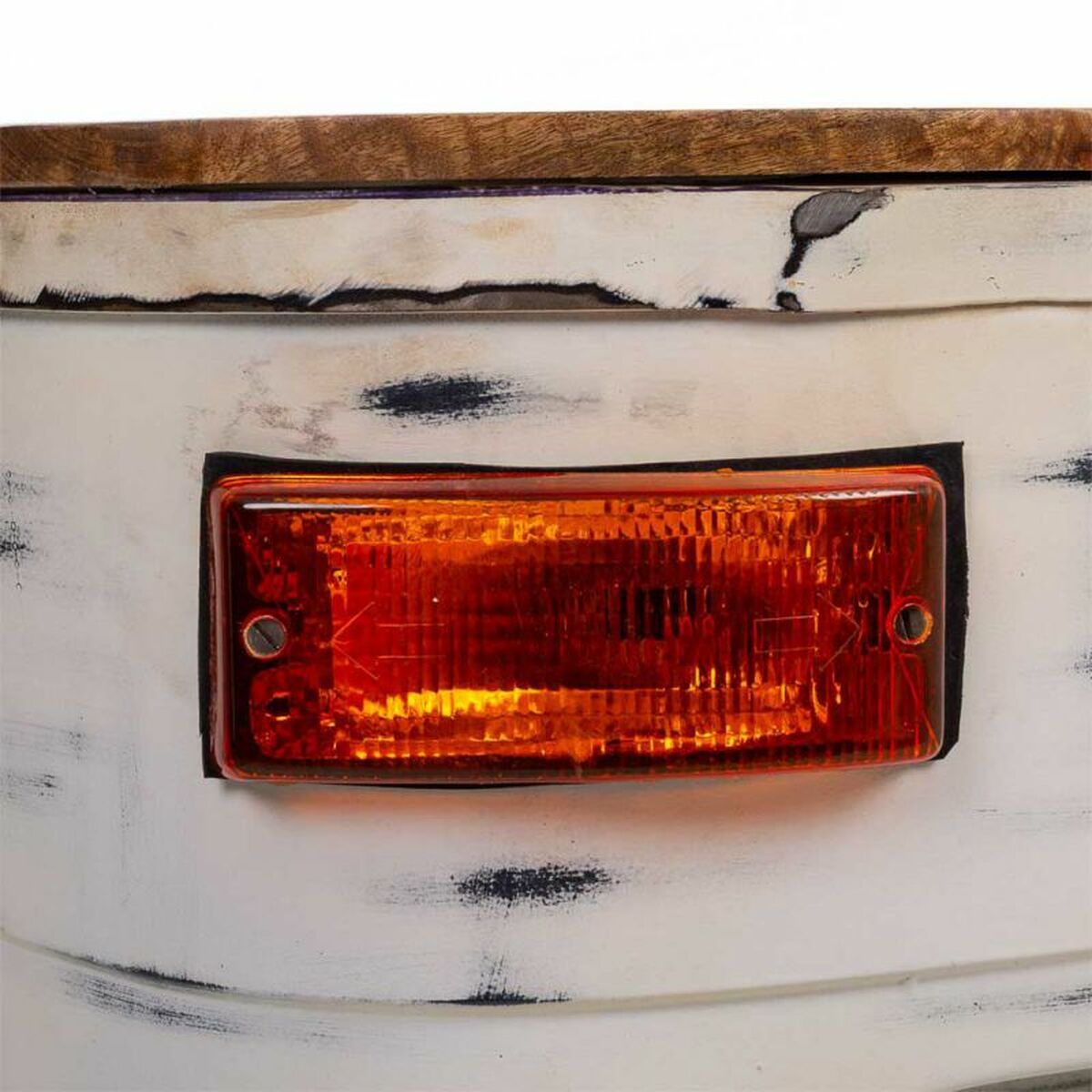 Escritorio Alexandra House Living Blanco Madera Hierro 65 x 75 x 155 cm