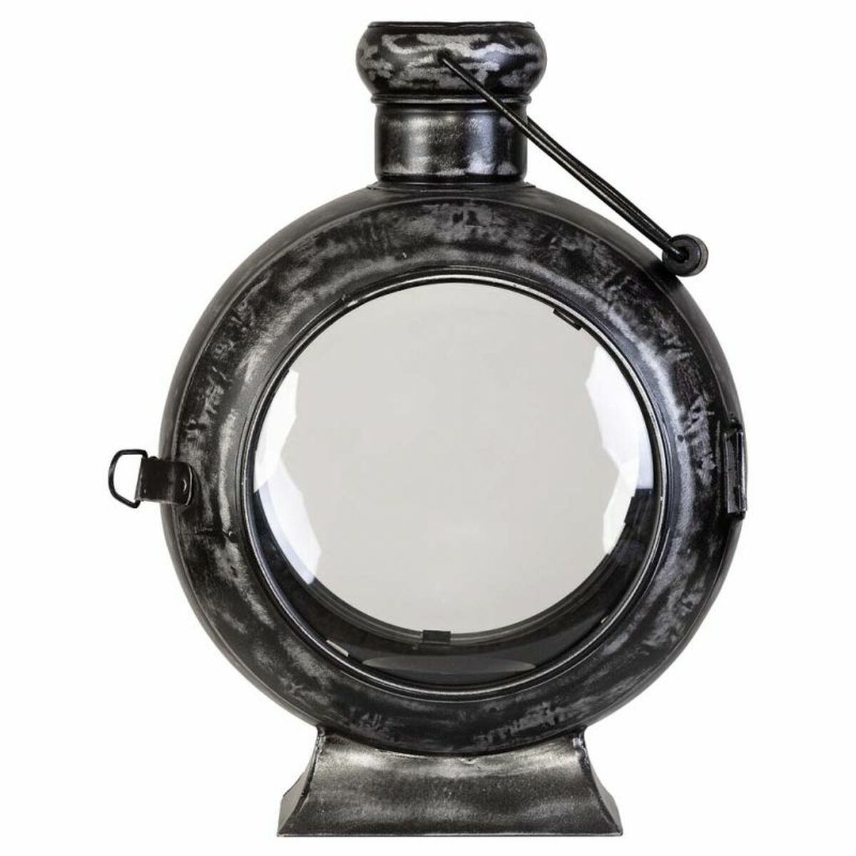 Candelero Alexandra House Living Negro Vidrio Hierro 21 x 40 x 29 cm