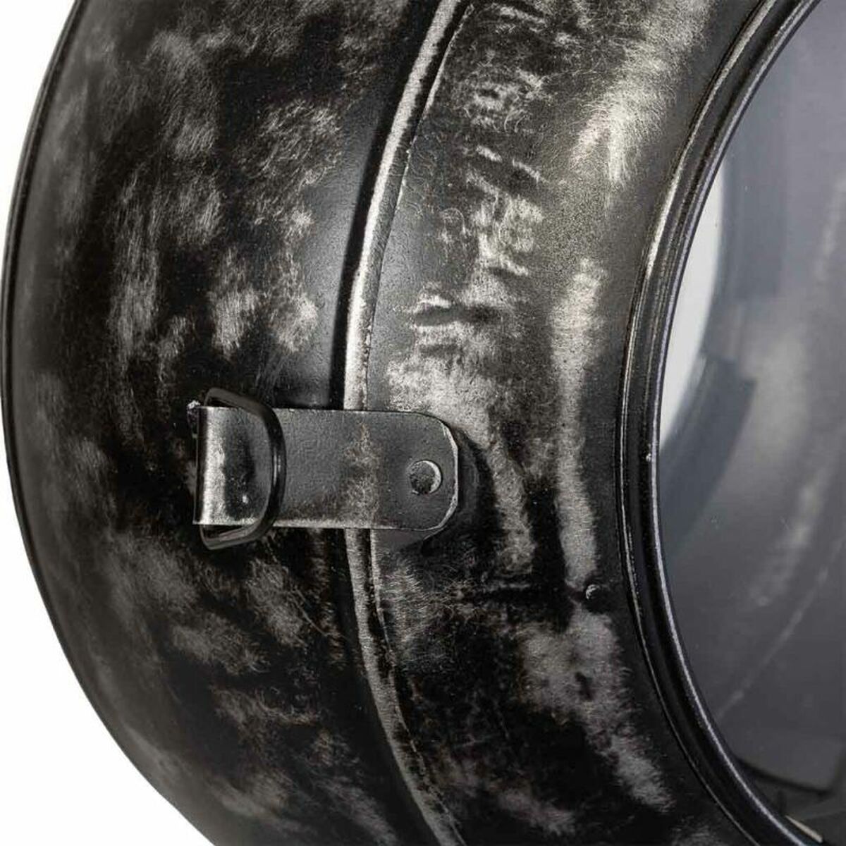 Candelero Alexandra House Living Negro Vidrio Hierro 21 x 40 x 29 cm