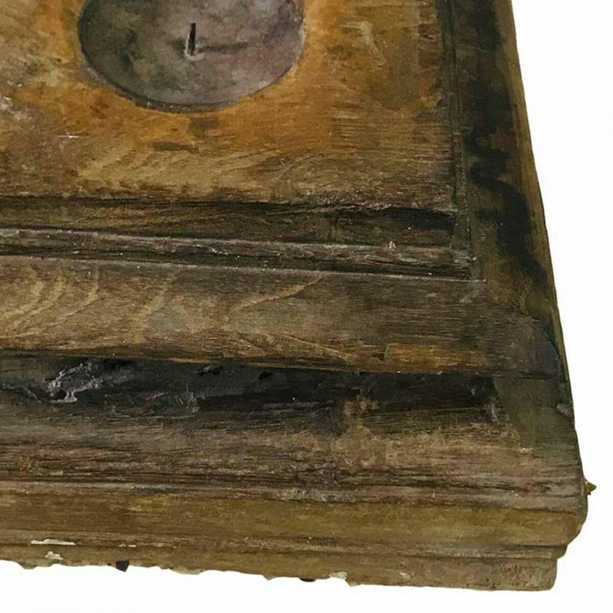 Candelero Alexandra House Living Madera Reciclada 25 x 14 x 25 cm