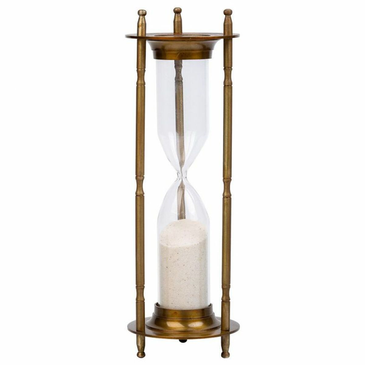 Reloj de Arena Alexandra House Living Marrón Aluminio 10 x 30 x 10 cm