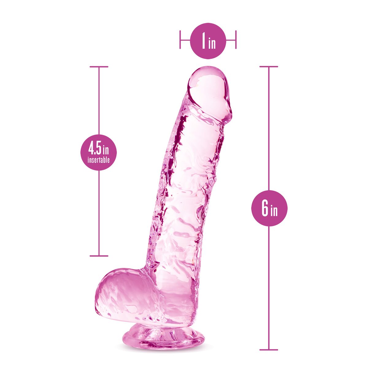 Consolador Realista Blush Naturally Yours TPE Ø 2,8 cm