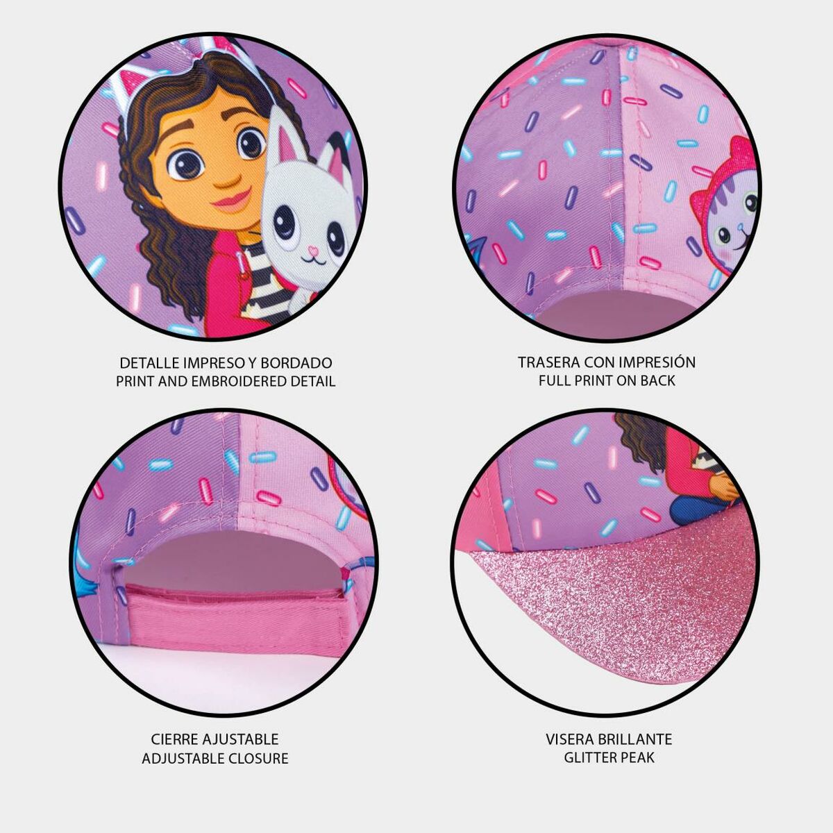 Gorra Infantil Gabby's Dollhouse