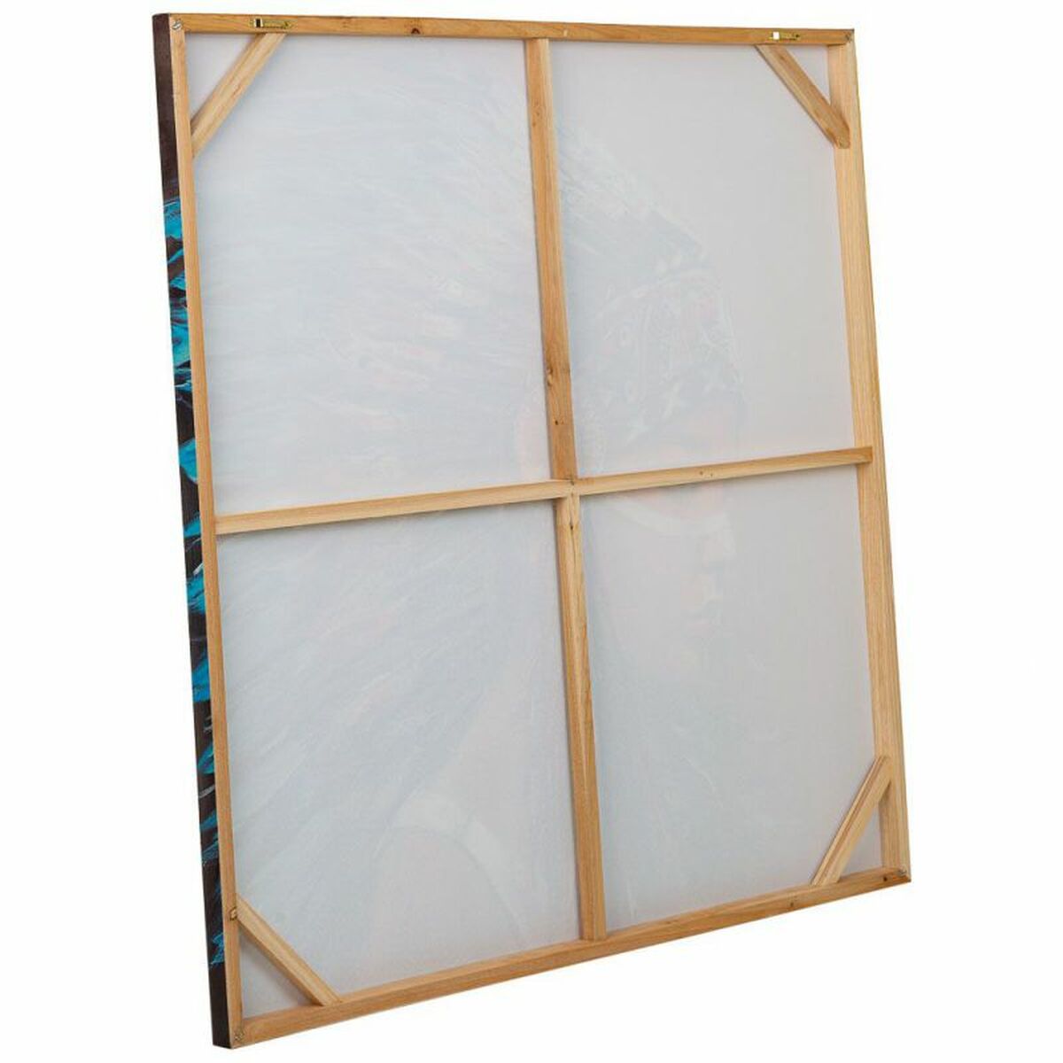 Cuadro Alexandra House Living Life Lienzo Madera de abeto 100 x 3 x 100 cm