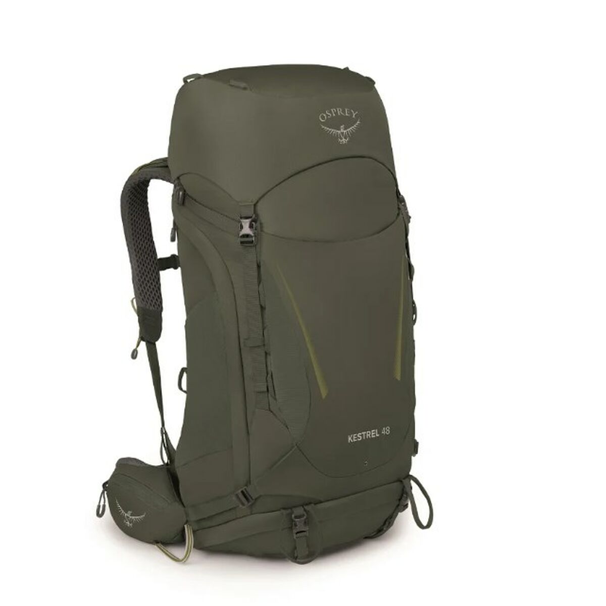 Mochila de Senderismo Osprey Kestrel 48 Caqui 48 L
