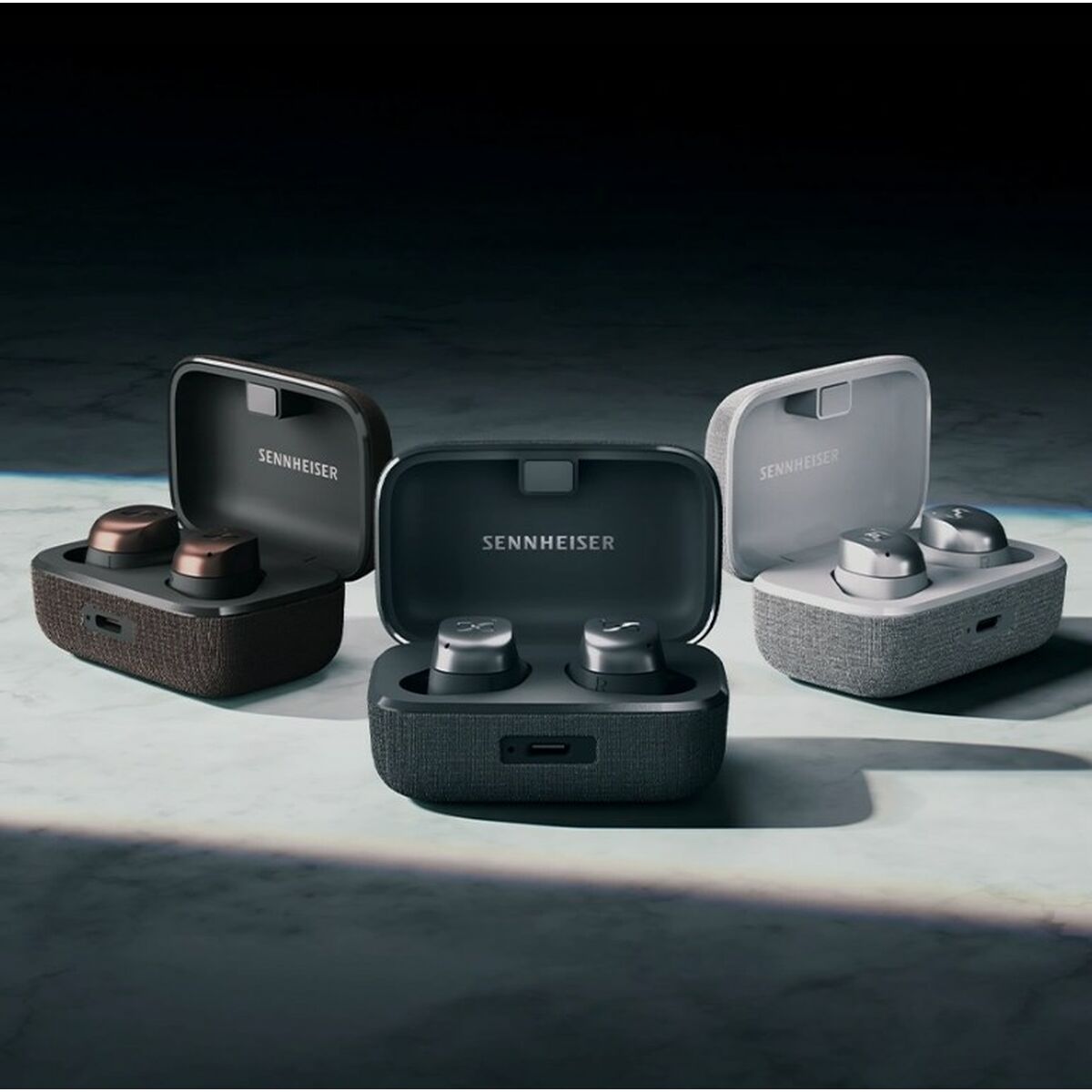 Auriculares in Ear Bluetooth Sennheiser Momentum True Wireless 4 Beige Bronce