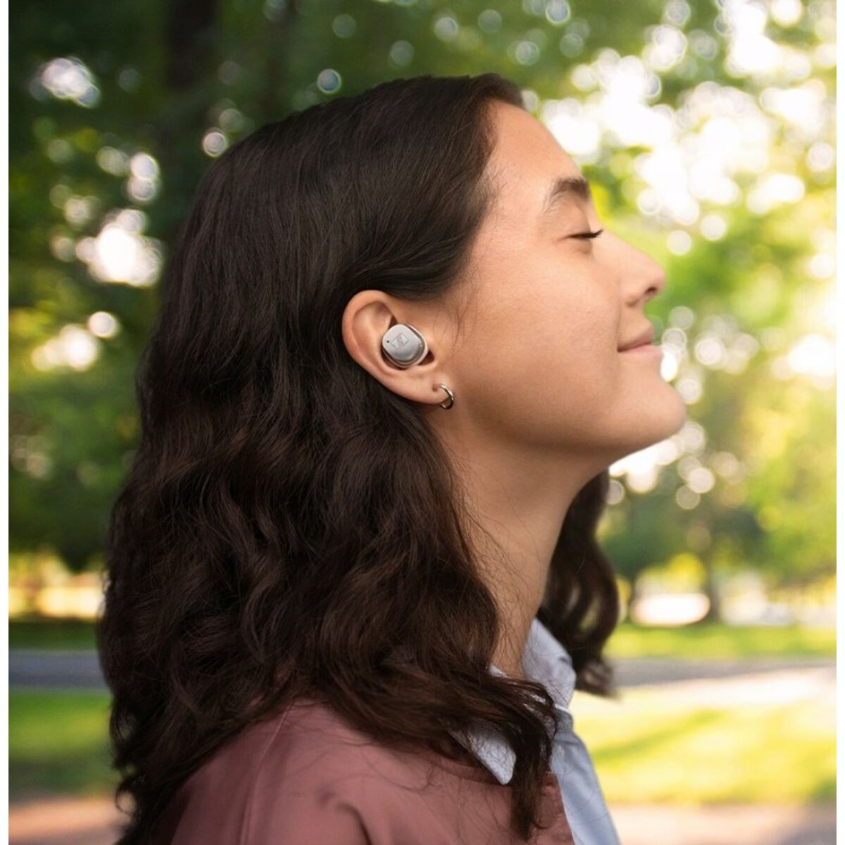 Auriculares in Ear Bluetooth Sennheiser Momentum True Wireless 4 Beige Bronce