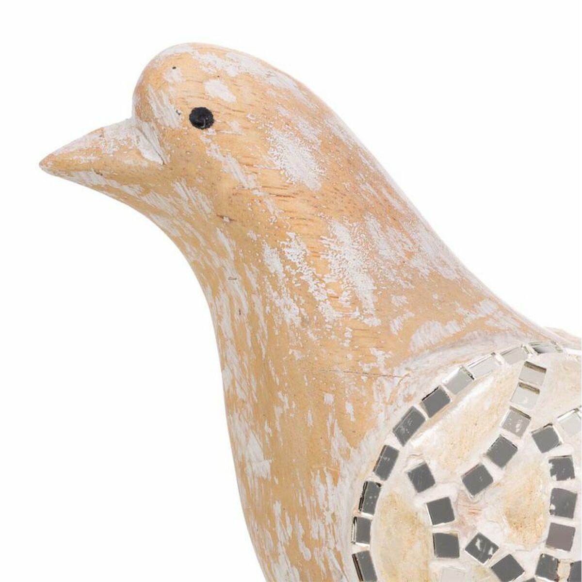 Figura Decorativa Alexandra House Living Blanco Natural Pájaro 26 x 12 x 30 cm