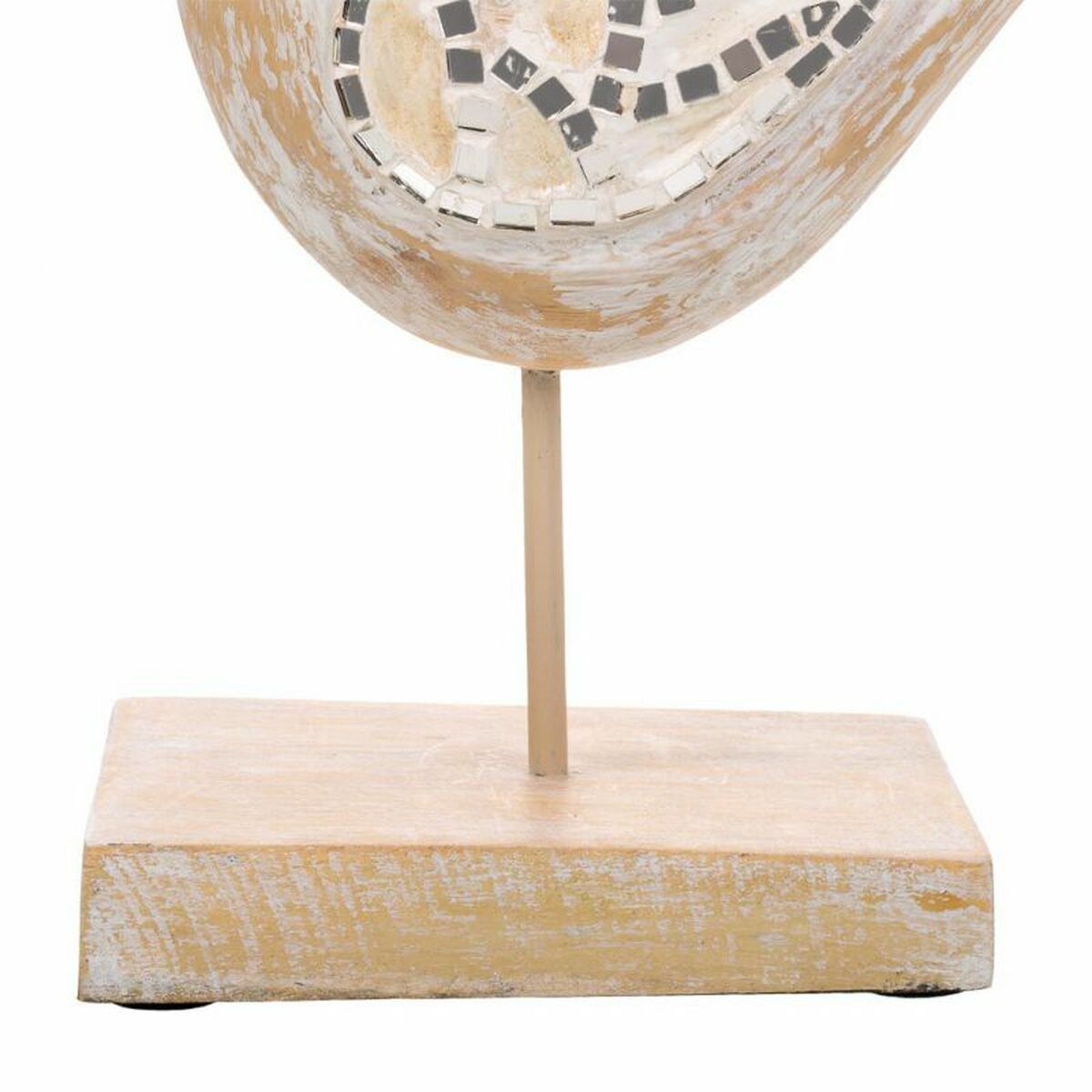 Figura Decorativa Alexandra House Living Blanco Natural Pájaro 26 x 12 x 30 cm