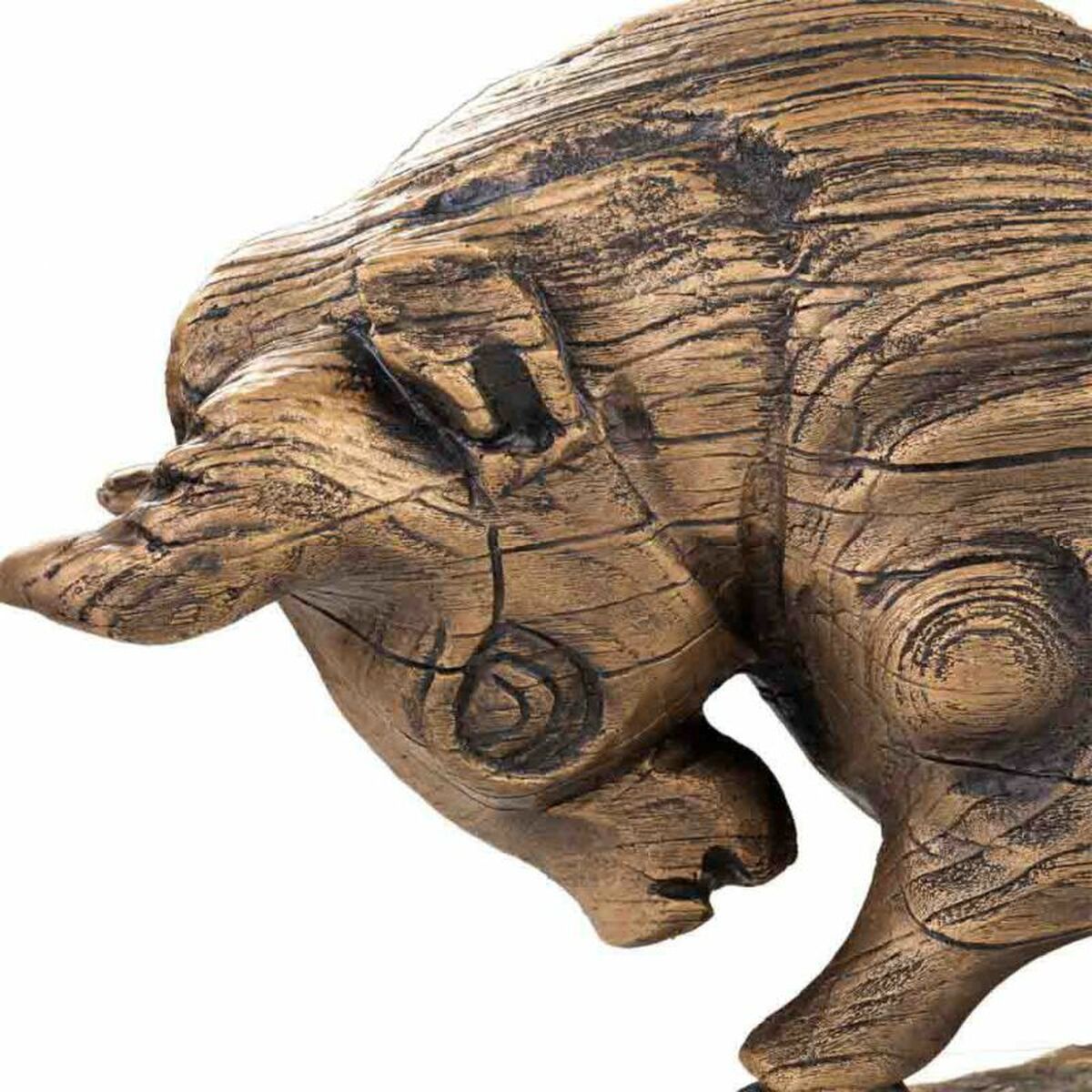 Figura Decorativa Alexandra House Living Dorado Toro 18 x 30 x 53 cm