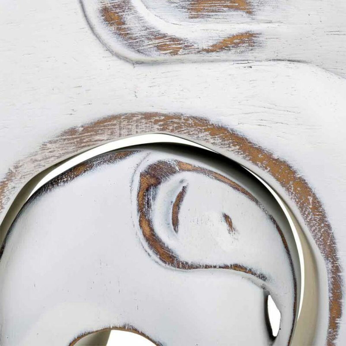 Figura Decorativa Alexandra House Living Blanco Elefante 8 x 21 x 25 cm