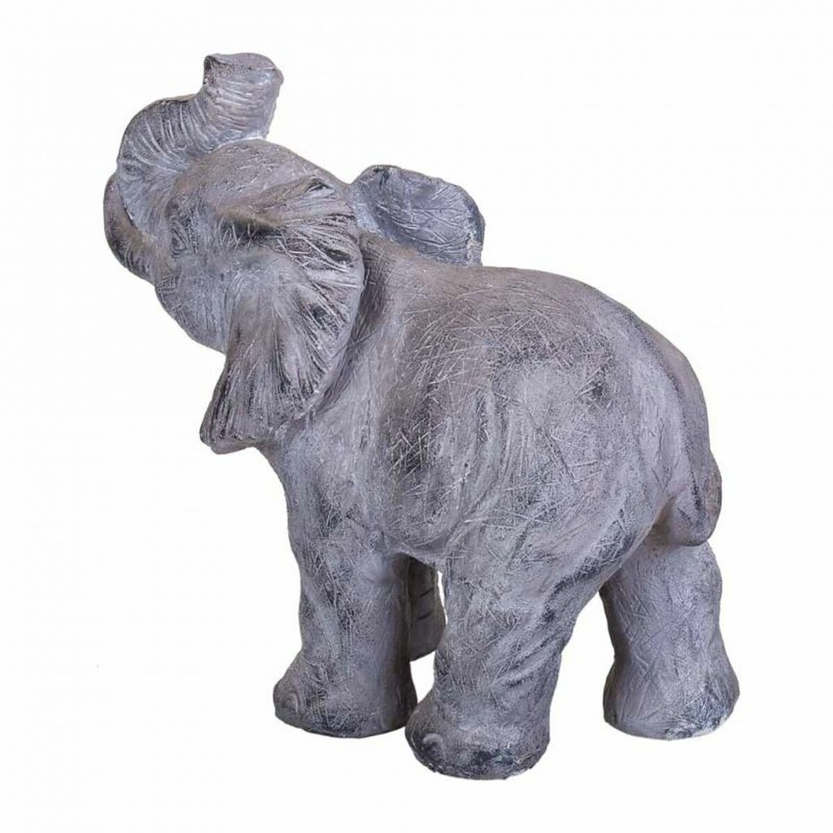 Figura Decorativa Alexandra House Living Gris Elefante 26 x 40 x 35 cm