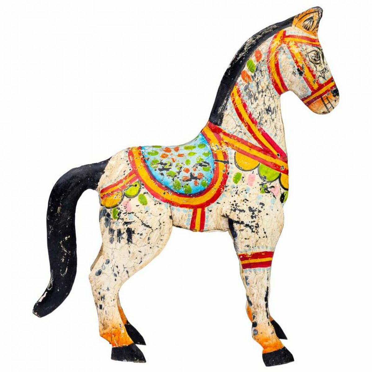Figura Decorativa Alexandra House Living Caballo 7 x 24 x 22 cm
